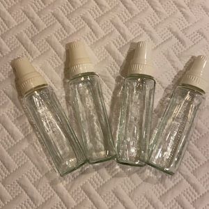 Gerber Vintage Glass 8 oz baby bottles, set of 4